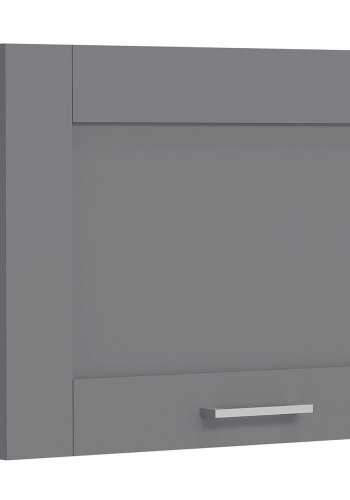 VCM NORDIC Colura Küchen-Hängeschrank über Dunstabzugshaube, mit 1 Tür - Anthrazitgrau/Weißholz (B:60)