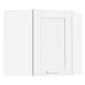 VCM NORDIC Colura kkken hjrnevgskab, m. 1 lge, 1 hylde - hvid tr (B:57)