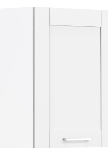 VCM NORDIC Colura Küchen-Eckwandschrank, m. 1 Tür, 1 Einlegeboden - Holz weiß (B:57)