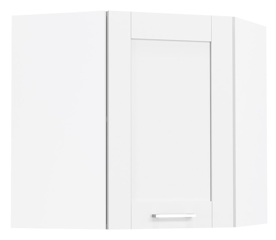 VCM NORDIC Colura Küchen-Eckwandschrank, m. 1 Tür, 1 Einlegeboden - Holz weiß (B:57)
