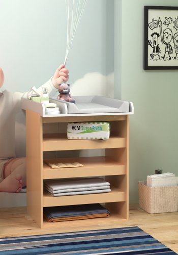 VCM NORDIC Malira M Wickeltisch - weißes Holz (65x73)