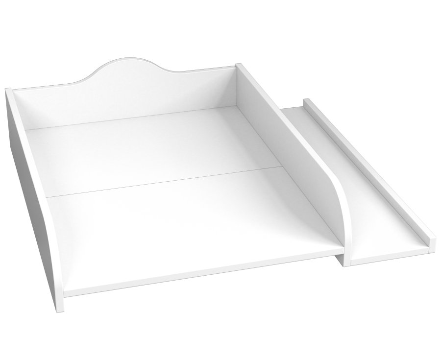 VCM NORDIC Malira L stellebord - hvitt tre (81x72)