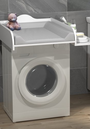 VCM NORDIC Malira L stellebord - hvitt tre (81x72)