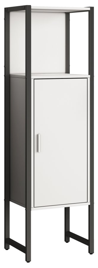 VCM NORDIC Edino baderomsskap Midi, m. 1 dr - hvit melamin