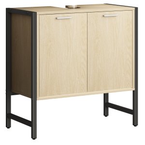 VCM NORDIC Edino badevrelsesunderskab til hndvask, m. 2 lger - natur melamin