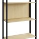 VCM NORDIC Flakos 3-roms hylle, m. 3 hyller - naturlig tre og metall