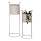 HOUSE NORDIC Blomsteroppsats, stl, sand, sett med 2