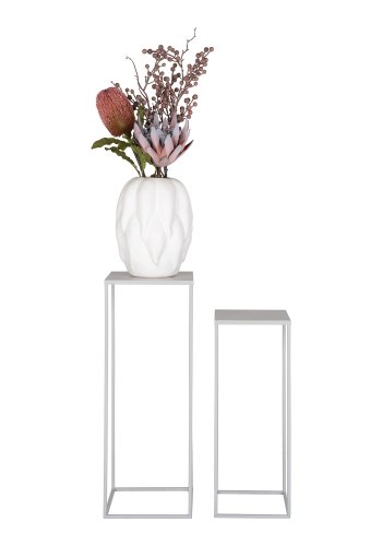 HOUSE NORDIC Blomsterarrangement, stl, kjlig grtt, sett med 2