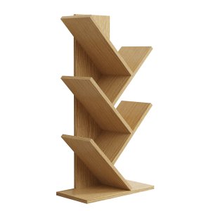 VCM-Nulis L reol, m. 6 bne rum - natur tr