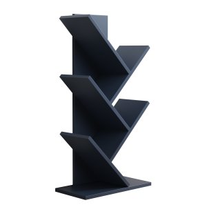 VCM-Nulis L reol, m. 6 bne rum - antracitgr tr