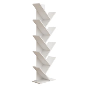 VCM-Nulis XL reol, m. 10 bne rum - hvid tr