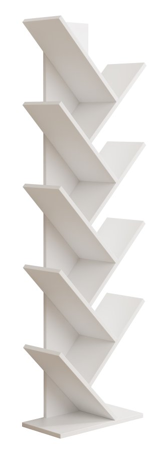 VCM-Nulis XL Regal, mit 10 offenen Fächern - Holz weiß