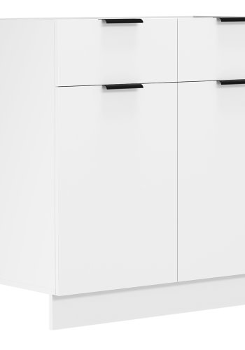 VCM NORDIC Fasola Küchenunterschrank, m. 2 Türen, 1 Schublade, 1 Einlegeboden - Holz weiß (B:80)