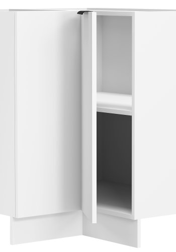 VCM NORDIC Fasola kjkken hjrne underskap, m. 1 dr, 1 hylle - hvitt tre