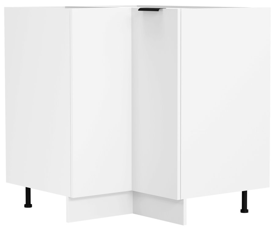 VCM NORDIC Fasola kjkken hjrne underskap, m. 1 dr, 1 hylle - hvitt tre