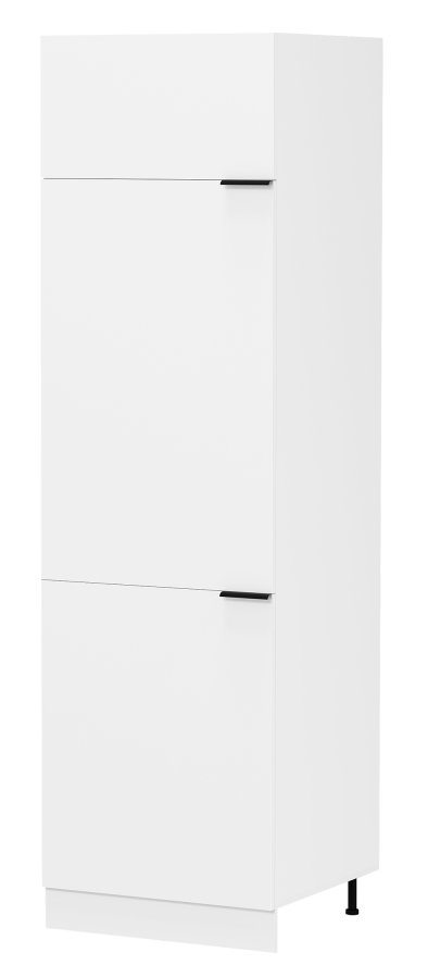 VCM NORDIC Fasola Küchenhochschrank, mit 3 Türen und 4 Einlegeböden - Holz weiß (B:60)