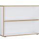 VCM NORDIC Salia B100 Büroregal, mit 1 verstellbaren Boden - Weiß und Naturholz
