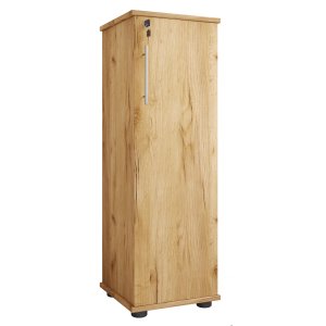 VCM NORDIC Engalo L reol til cd'ere og dvd'er, m. ls, 1 lge og 10 hylder - natur tr