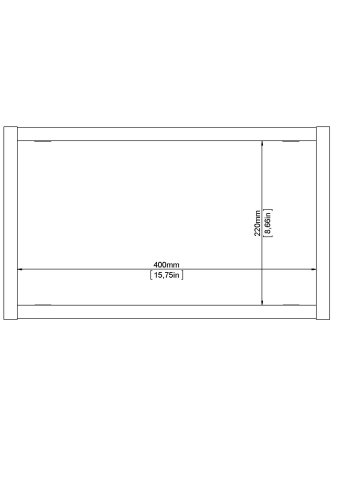 TVILUM Roomers Hängemodul - Eiche/Naturholzverbundstoff, 1 Fach, (26x44
