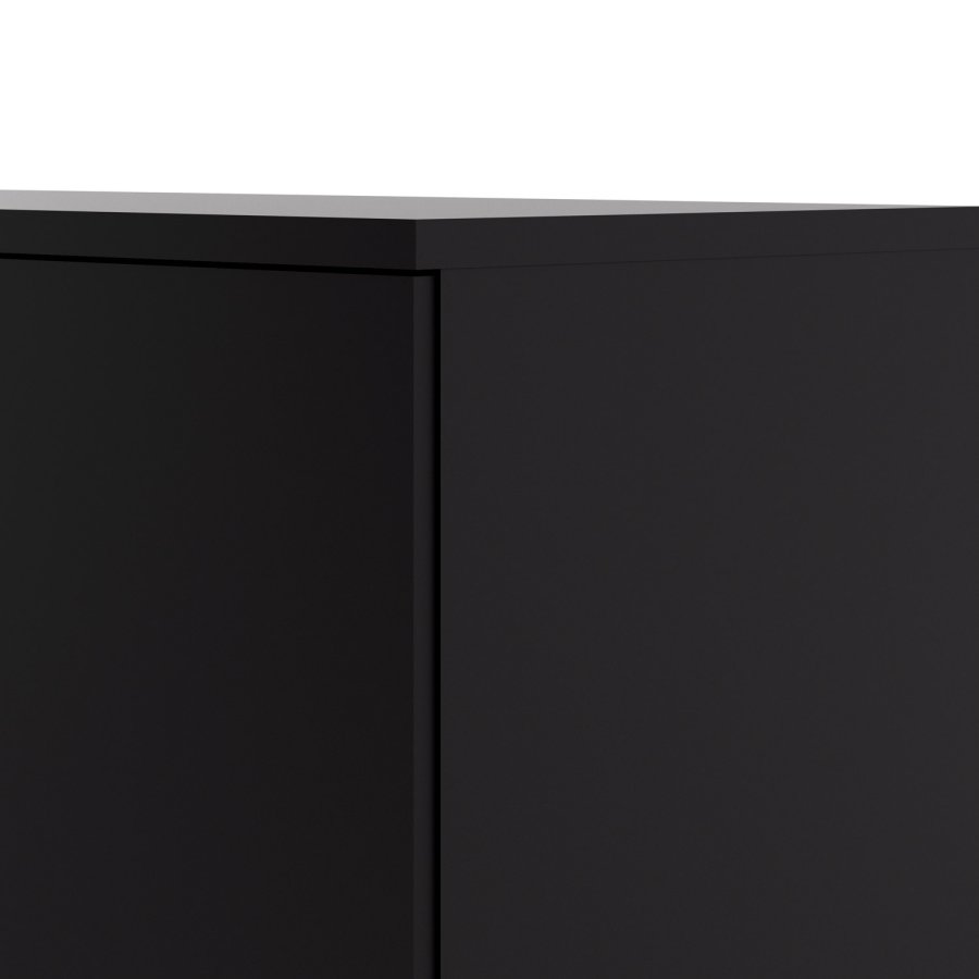 TVILUM Roomers skjenk - Sort/Valntt