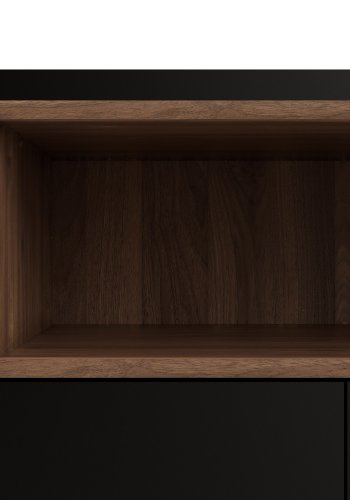 TVILUM Roomers skjenk - Sort/Valntt