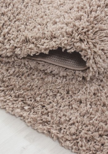 TEPPI Life gulvtppe, rektangulr - brun polypropylen (200-290)