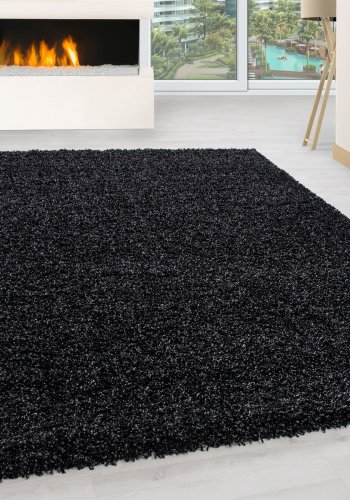 TEPPI Life-teppe, rektangulrt - antrasittgr polypropylen (120x170)