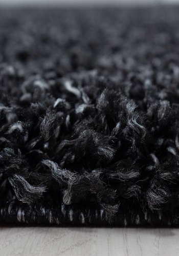 TEPPI Life-teppe, rektangulrt - antrasittgr polypropylen (240x340)