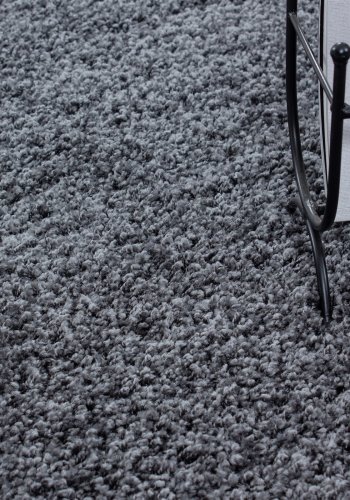 TEPPI Life gulvtppe, rektangulr - antracitgr polypropylen (160x230)