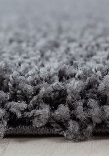 TEPPI Life gulvtppe, rektangulr - antracitgr polypropylen (160x230)