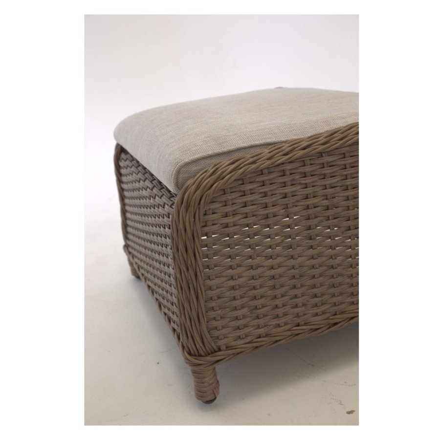 VENTURE DESIGN Vikelund udend�rs lounges�t m. hynder - sand, natur polyrattan og aluminium 