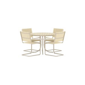 VENTURE HOME Holmsund Matset - Beige / Beige Polywood