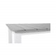 VENTURE DESIGN Parma rektangulrt hagebord - gr polywood hvit aluminium (110x60)