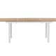 VENTURE DESIGN rektangulrt Panama hagebord - naturlig teak og hvit aluminium (160x90)