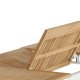 VENTURE DESIGN rektangulrt Panama hagebord - naturlig teak og hvit aluminium (160x90)