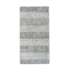 TEPPI Tresse Hall-teppe med striper, rektangulrt - flerfarget bomull og chenille (80x200)