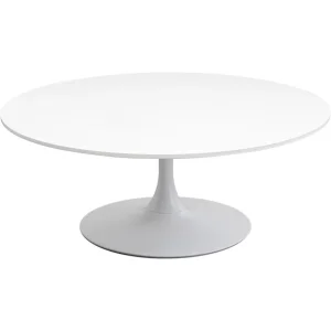 KARE DESIGN Schickeria soffbord, runt - vit MDF och vitt stl (110)