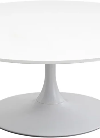 KARE DESIGN Schickeria sofabord, rund - hvid MDF og hvid stl (110)