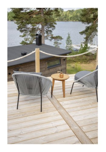 VENTURE DESIGN rundt Chania utendrs sidebord - naturlig akasietre (40)