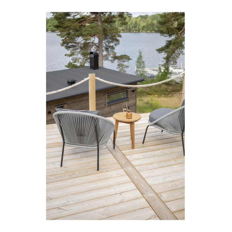 VENTURE DESIGN rundt Chania utendrs sidebord - naturlig akasietre (40)