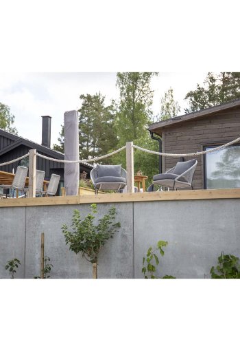 VENTURE DESIGN rundt Chania utendrs sidebord - naturlig akasietre (40)