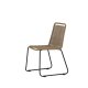 VENTURE DESIGN Lindos hagestol - beige polyestertau og sort st�l