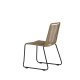 VENTURE DESIGN Lindos hagestol - beige polyestertau og sort st�l