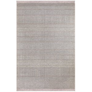 TEPPI 23041A teppe med mnster, rektangulrt - kremjute og chenille (160x230)