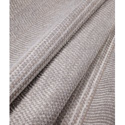 Tppe i cremet farve. Jute 130x160cm 