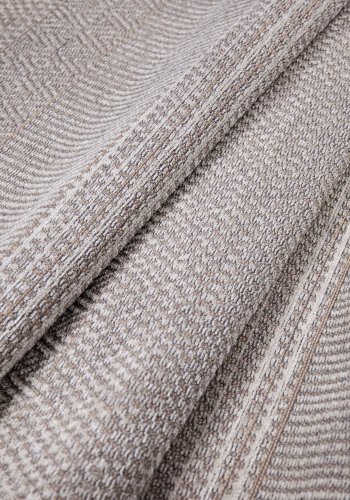 TEPPI 23041A gulvtppe m. mnster, rektangulr - creme jute og chenille (160x230)