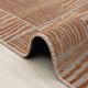 TEPPI 23043A gulvtppe m. mnster, rektangulr - orange jute og chenille (160x230)