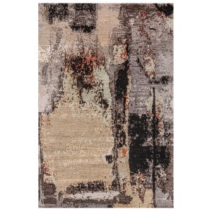 TEPPI 4004A teppe, rektangulrt - flerfarget flyelsstoff (180x290)