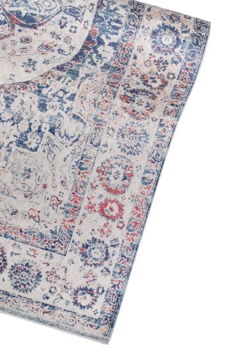 TEPPI 4013A gulvtppe, rektangulr - multifarvet fljl stof (180x290)