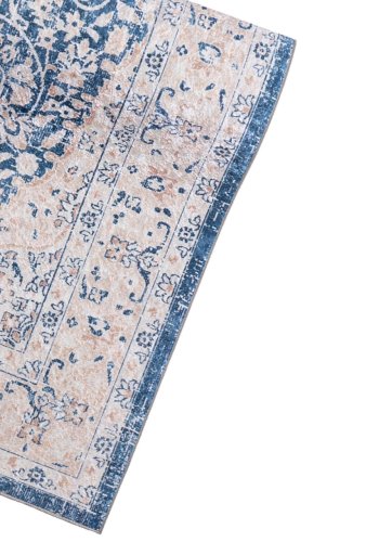 TEPPI 4014A gulvtppe, rektangulr - multifarvet fljl stof (160x230)